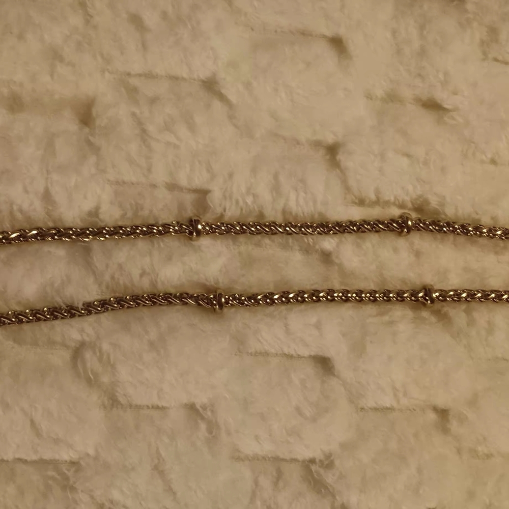 Source Unknown Twisted Gold Necklace - image 3